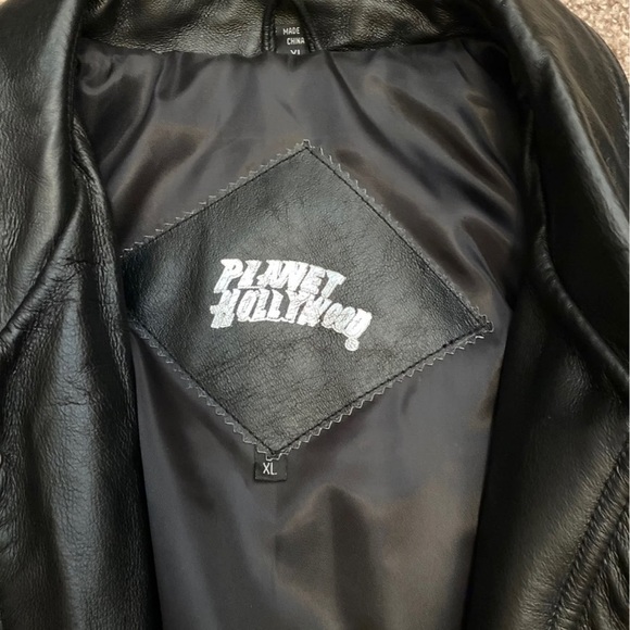 Planet Hollywood Leather Jacket - Picture 3 of 5
